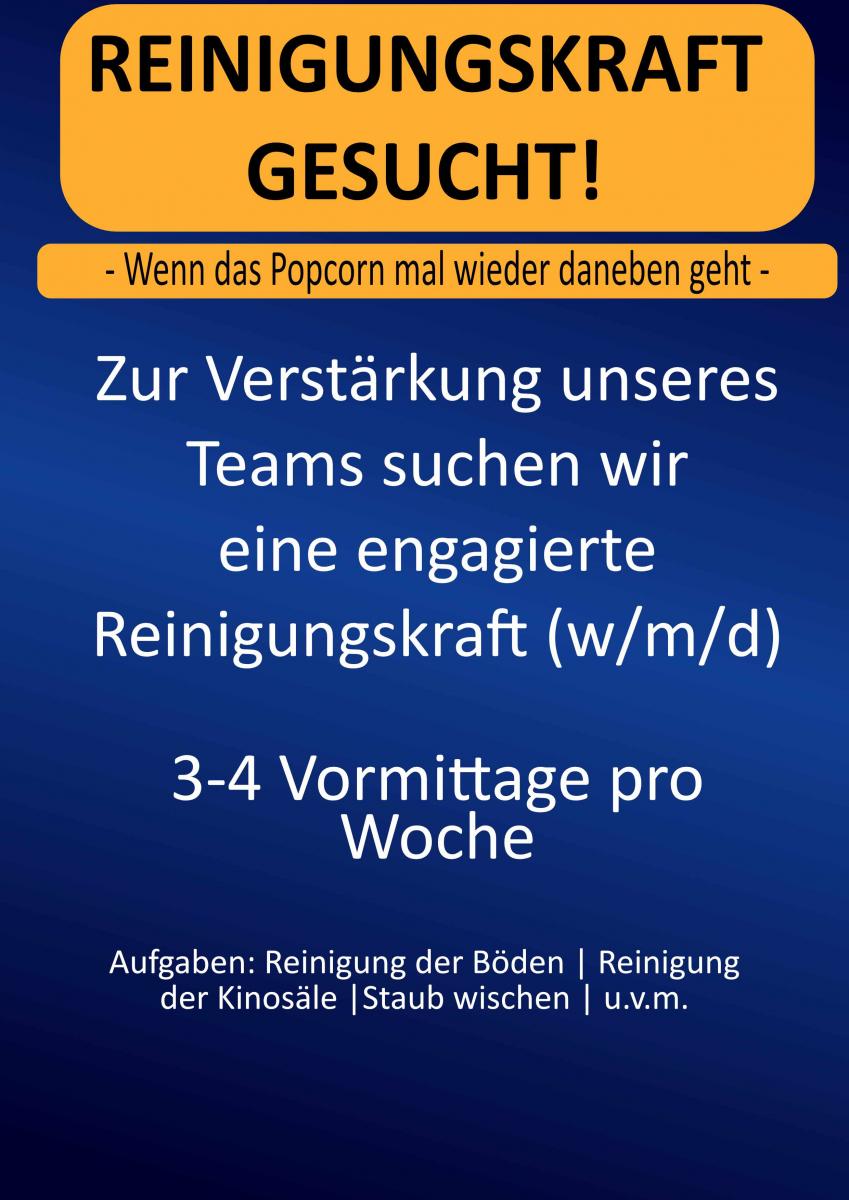 Wir suchen Verstärkung für unser Team! 